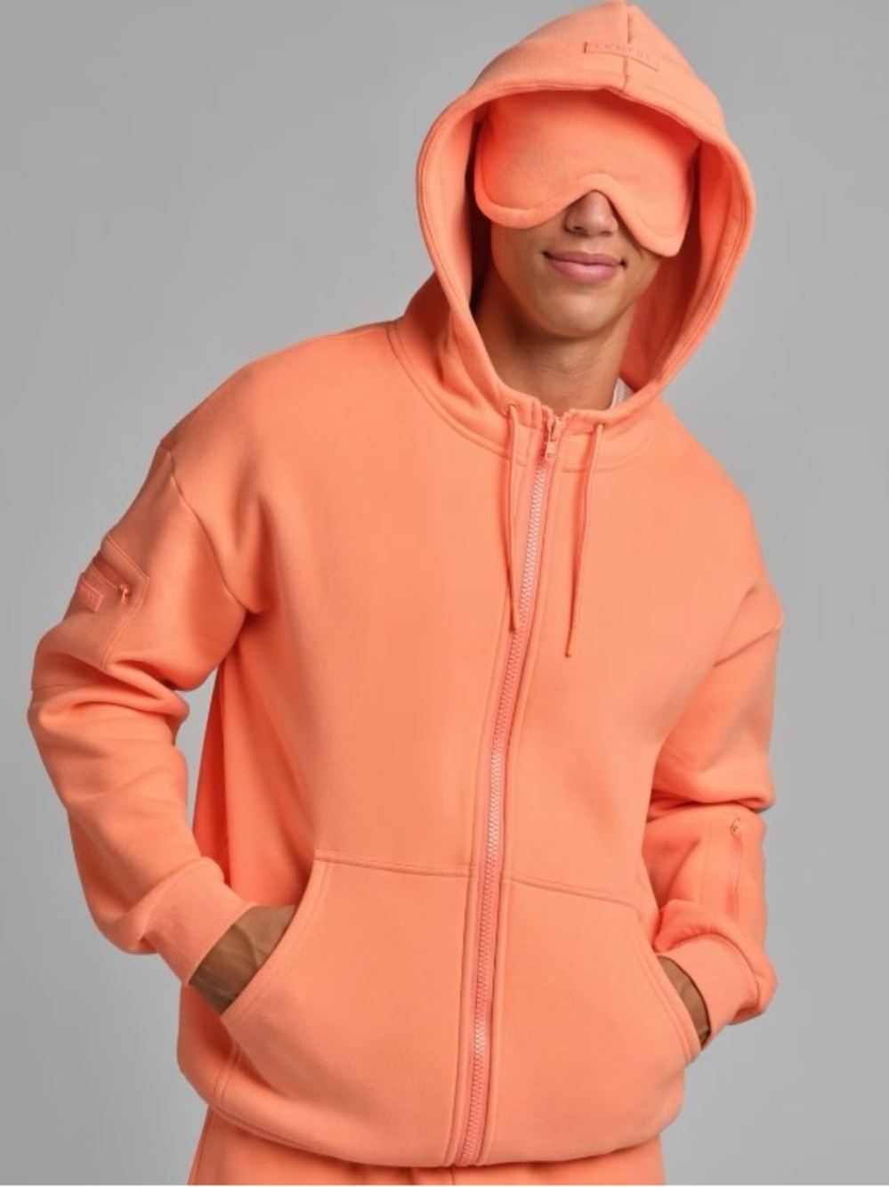 Comfrt Unisex Airplane Travel Zip Hoodie